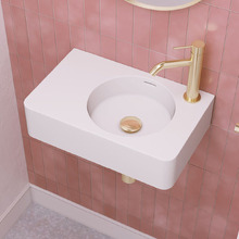 Encanto 470mm Matte White Wall Mounted Basin